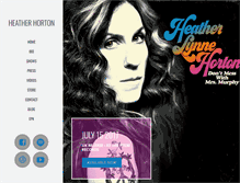Tablet Screenshot of heatherhortonmusic.com